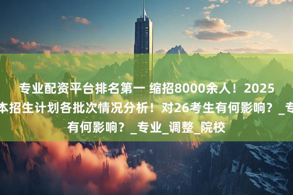 专业配资平台排名第一 缩招8000余人！2025年广东省专插本招生计划各批次情况分析！对26考生有何影响？_专业_调整_院校