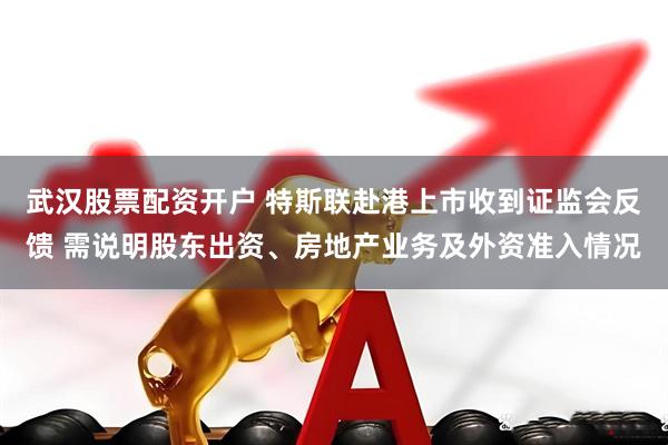 武汉股票配资开户 特斯联赴港上市收到证监会反馈 需说明股东出资、房地产业务及外资准入情况